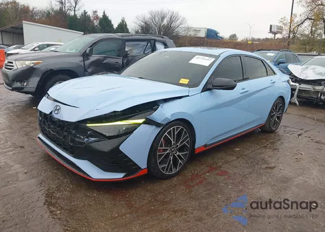 2023 Hyundai Elantra N z USA, uszkodzony, nr VIN KMHLW4AK4PU014470